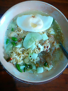 Foto resep Indomie kuah soun pedas