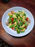 Tumis buncis putren baso