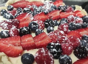 Foto de Tarte de Mascarpone com Frutos Vermelhos