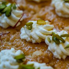 Rasmalai Tres Leches cake A picture of Rasmalai Tres Leches cake.