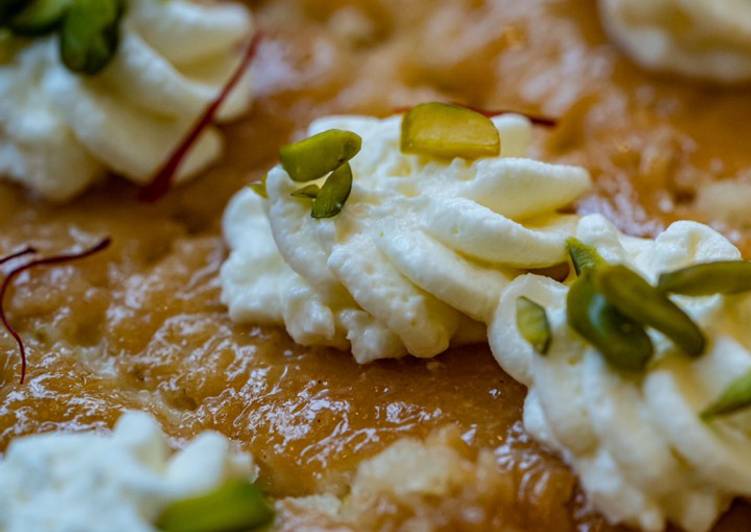 WORTH A TRY! Recipes Rasmalai Tres Leches cake