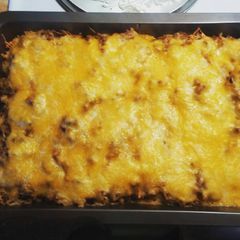 A picture of Easy Frito Taco Bake.