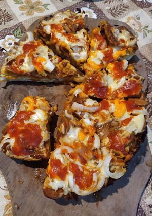 Foto resep Pizza Roti Tawar Teflon