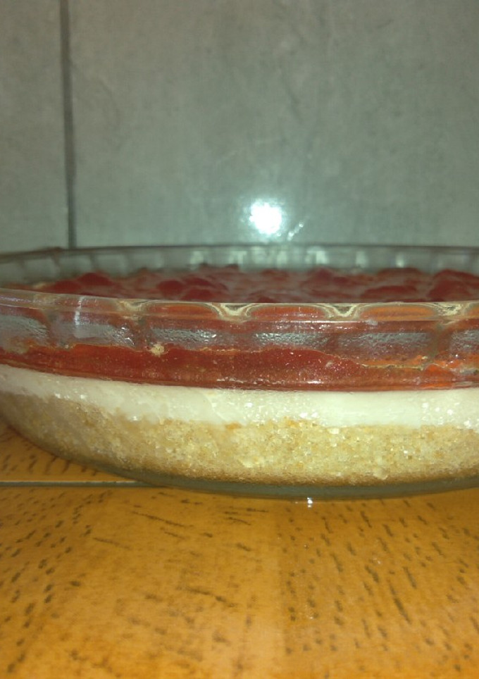 Una foto de Cheesecake Sin horno y económico