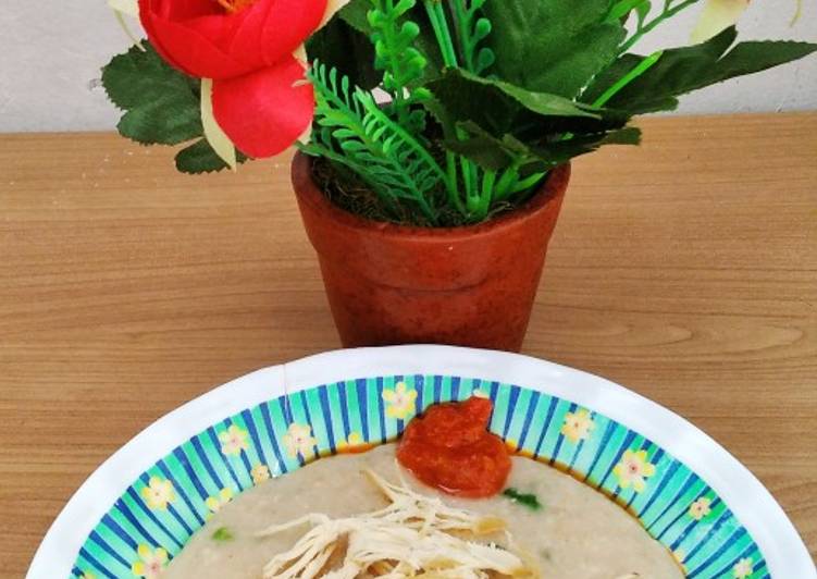 Resep Terbaik Bubur ayam oatmeal praktis Yummy Mantul