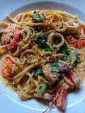 Cheezy Creamy Seafood Pasta