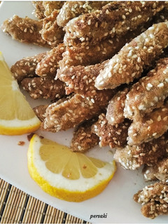 A picture of Fried Anchovies with Sesame!.