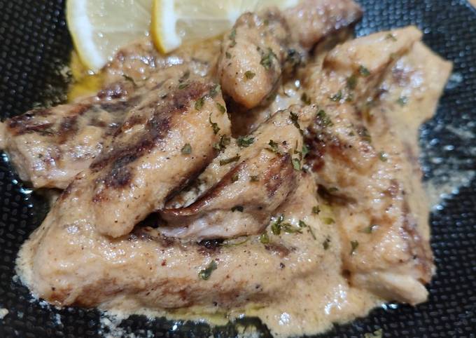 Grilled Kakap Merah with Lemon Butter Sauce