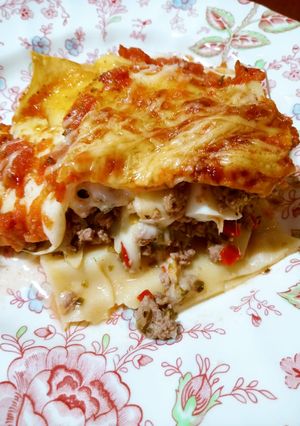 Una foto de Lasagna de carne