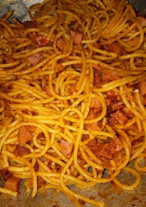 Foto resep Super gampang spicy spagheti