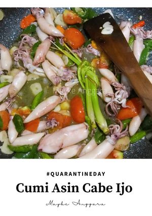 Foto resep Cumi Asin Cabe Ijo