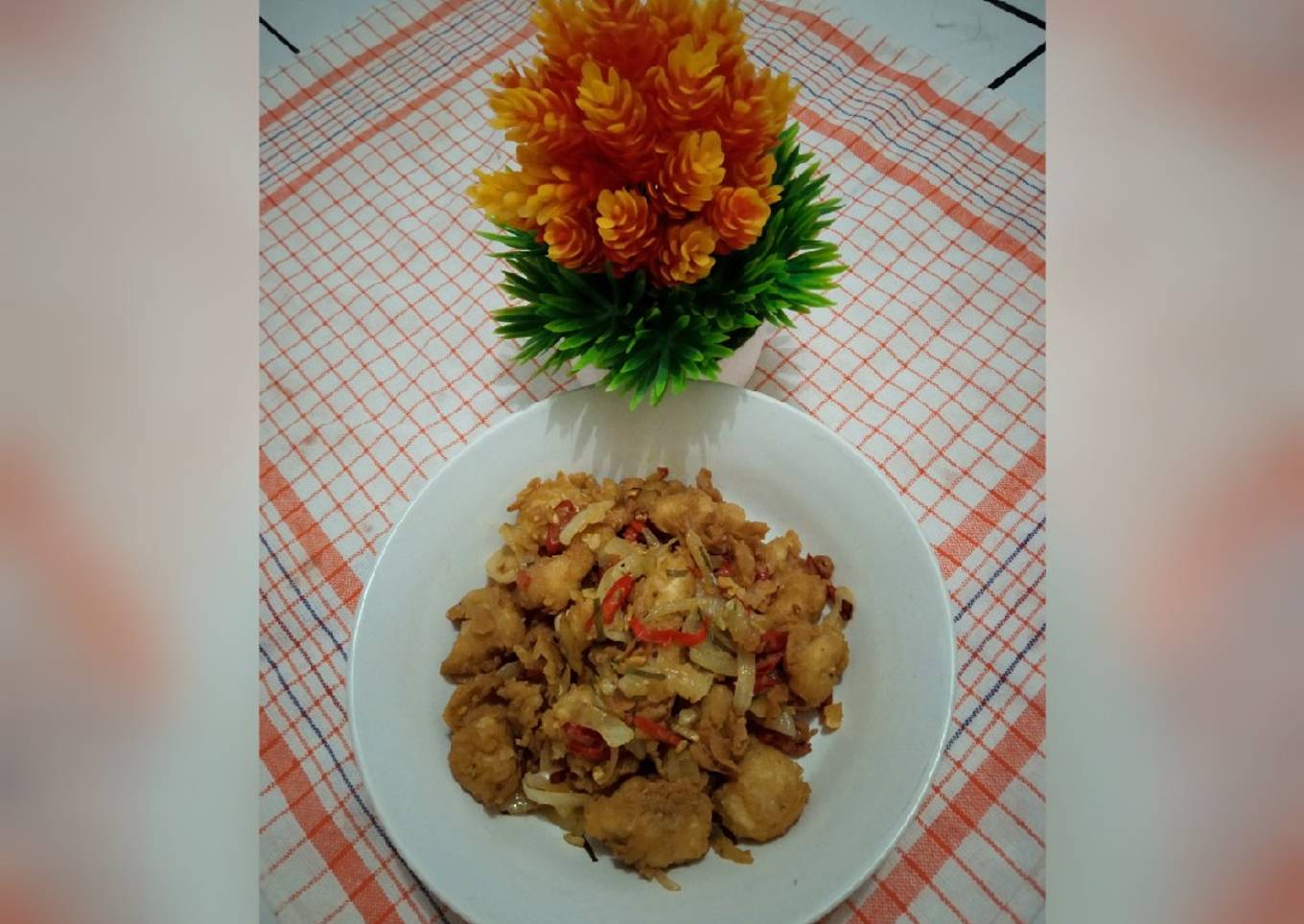 Ayam crispy cabe garam daun jeruk