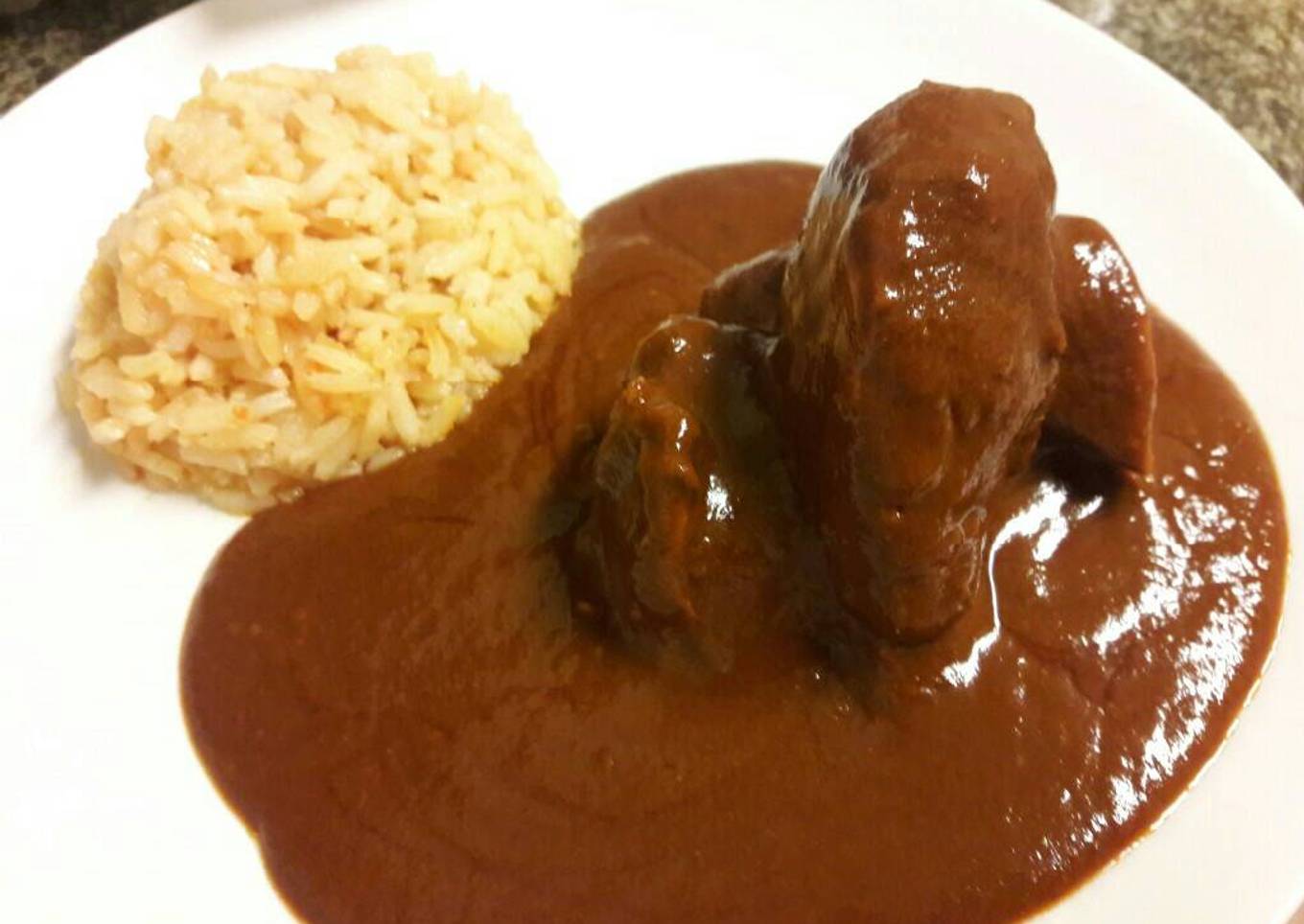 Mole rojo 🍫🍪🍗🌶