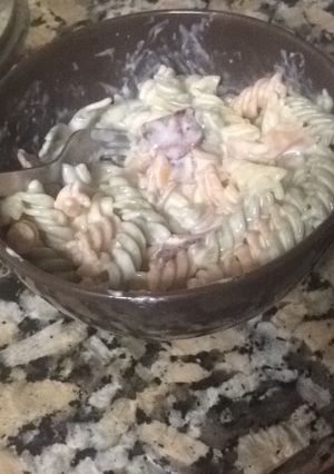 Una foto de Pasta carbonara fácil