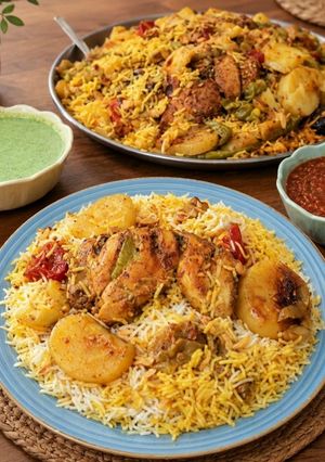 صورة لوصفة مدفون الدجاج