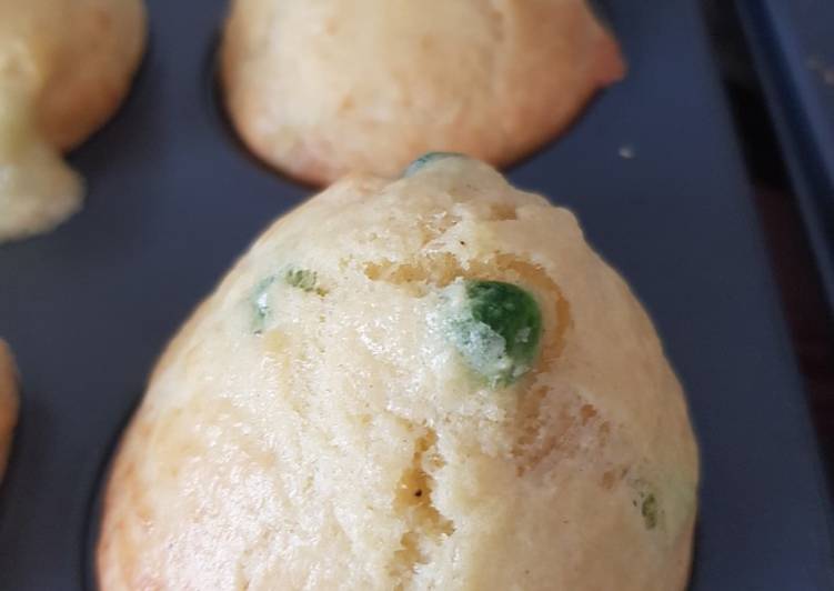 How to Prepare Ultimate Muffin salati prosciutto, piselli ed edammer