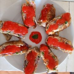 A picture of Egg rolls.