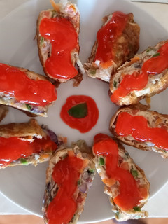 A picture of Egg rolls.