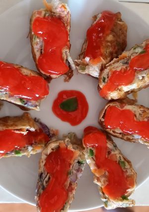 A picture of Egg rolls.