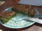 Una foto de tortilla de acelga para dieta