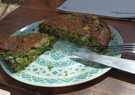 Tortilla de acelga #vegetariano