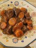Ragout de ternera, solo lo guiso con vino y caldo casero 😋