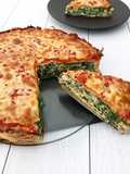 Ricotta and Spinach Crêpe Cake