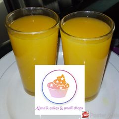 A picture of Ginger and Orange lemonade.