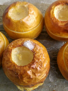 Una foto de Manzanas asadas