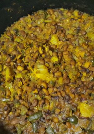 A picture of Porriage brown beans.