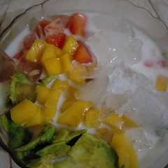 A picture of Sup susu buah super nikmat.
