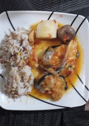 Una foto de Bagre en salsa