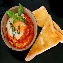 A picture of Italian Baked Eggs 🤗💞.