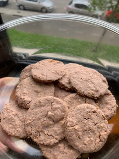 Una foto de Galletas de fresa, miel y avena