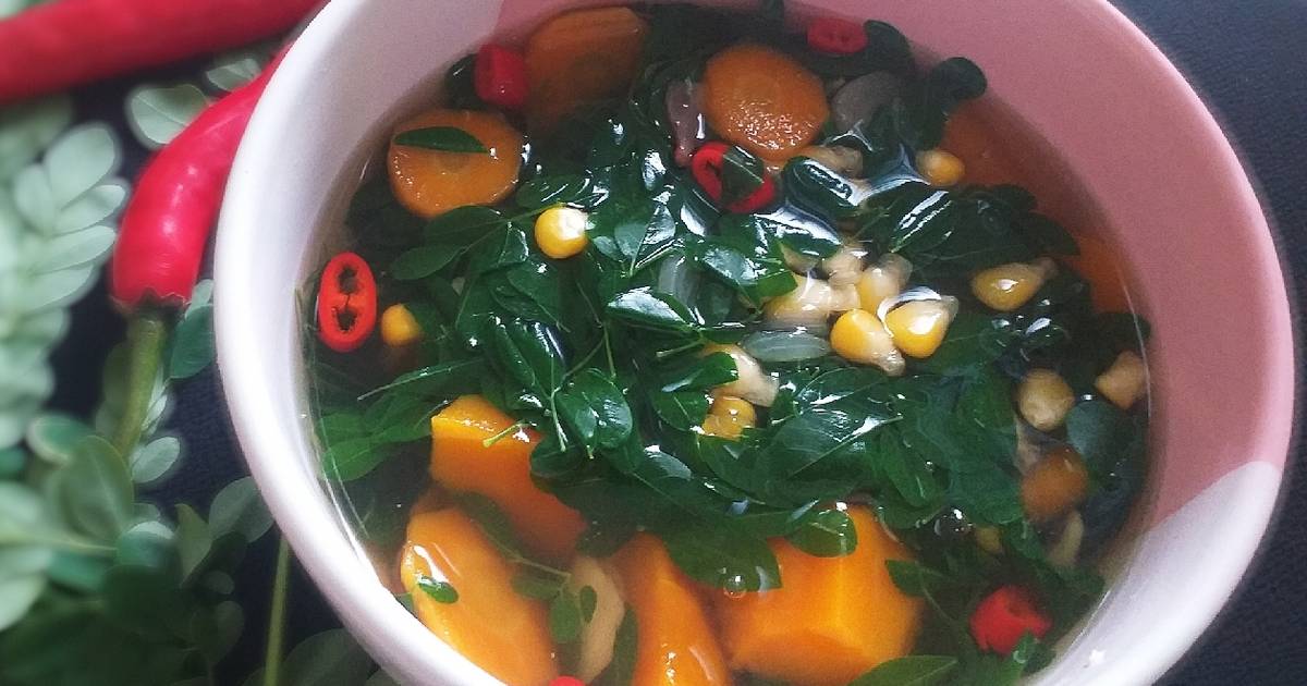 Resep Sayur Bening Daun Kelor Oleh Triple K Kitchen Moms