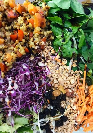 Una foto de Ensalada con trigo sarraceno 🥗
