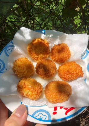 Hình của món Ức gà viên khoai tây.