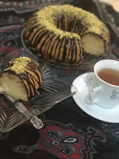 عکسی از دستور كيك وانيلي ساده (عصرونه)