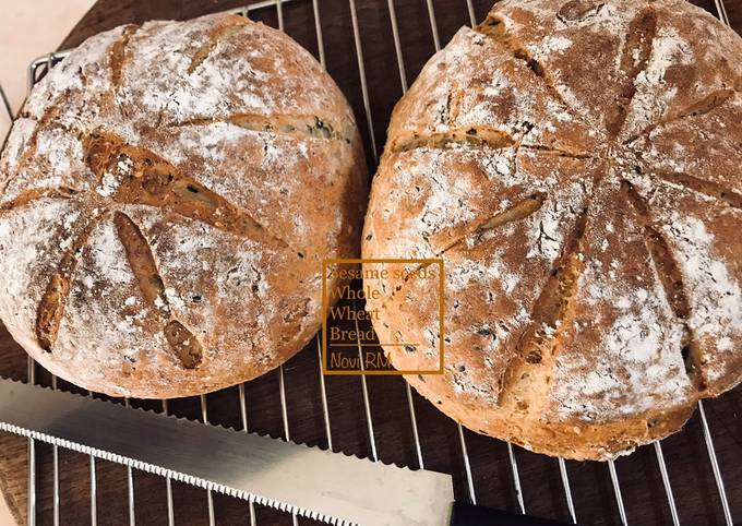 Resep Sesame seeds Whole Wheat Bread, Bikin Ngiler