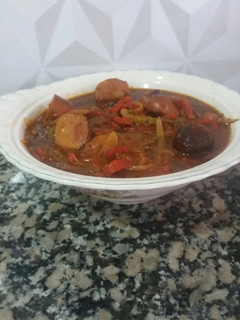 Una foto de Chorizos al vino blanco!!
