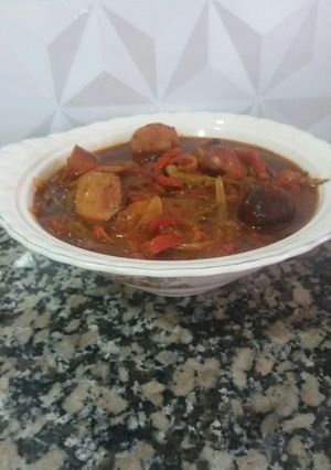 Una foto de Chorizos al vino blanco!!