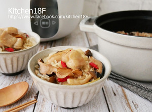 高麗菜麻油雞飯_電鍋料理 的食譜成品照片