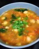 Moroccan Tomato Chickpea Soup