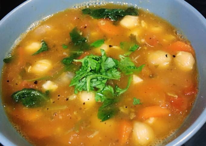 Recipe of Award-winning Moroccan Tomato Chickpea Soup