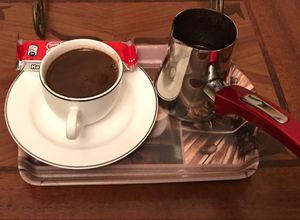 صورة لوصفة قهوة تركى بمزاج☺️