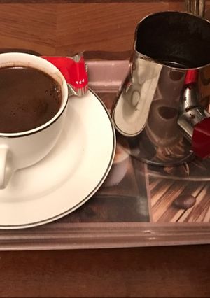 صورة لوصفة قهوة تركى بمزاج☺️