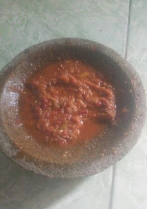 Foto resep Sambal pecak ala bandeng sawah luhur