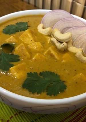 A picture of Shahi Paneer With Less Oil.
