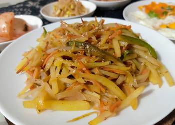 Cara Memasak Cepat Potato Stir Fry-Tumis Kentang Sayur Paling Enak