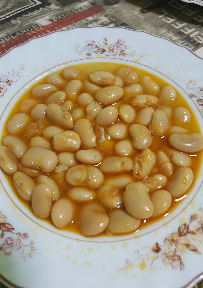 Una foto de Judiones de la granja en olla rápida